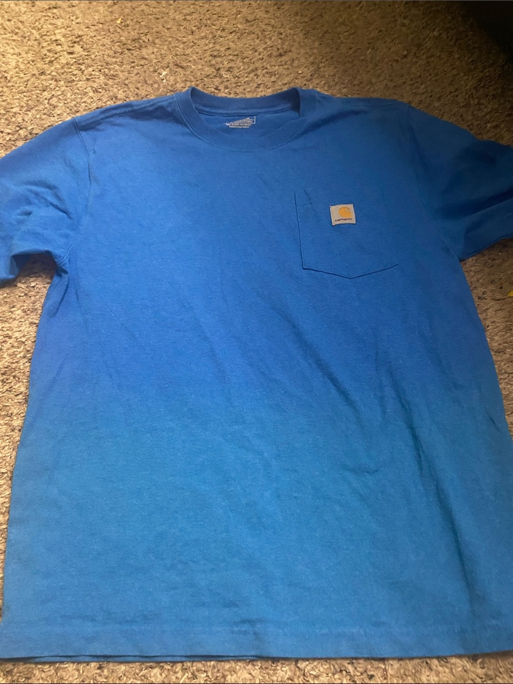 Carhartt Blue Short Sleeve Pocket T‑Shirt